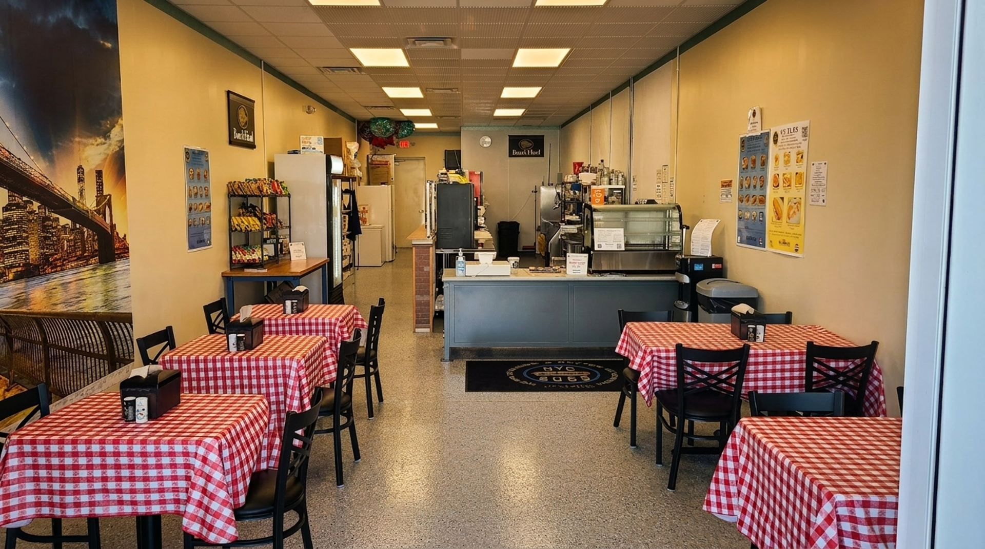 John at the counter