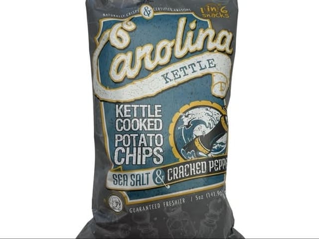 Sea Salt & Cracked Pepper Kettle Chips.