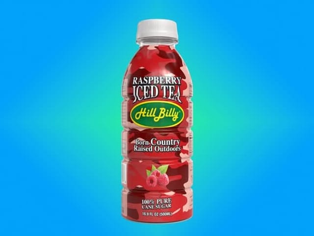 Hill Billy Raspberry Iced Tea.