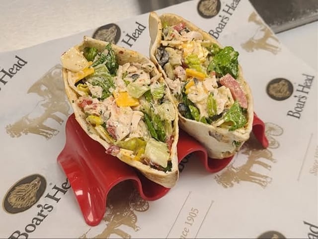 Chopped & Stuffed Pita Sandwich.