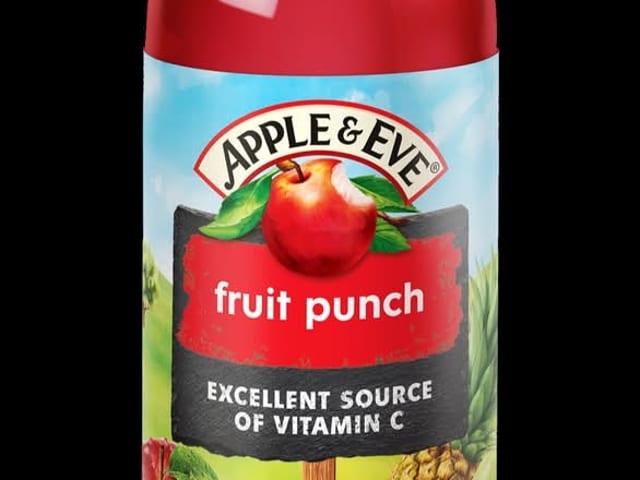 Apple & Eve No Sugar Added Fruit Punch Juice.