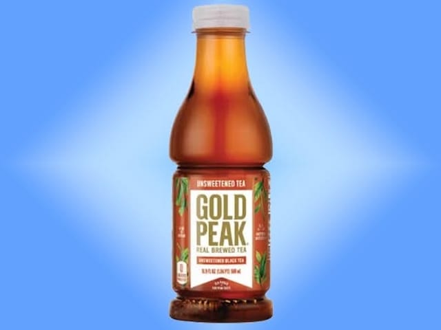 Gold Peak Unsweetened Tea, 18.5 Oz. Bottle.