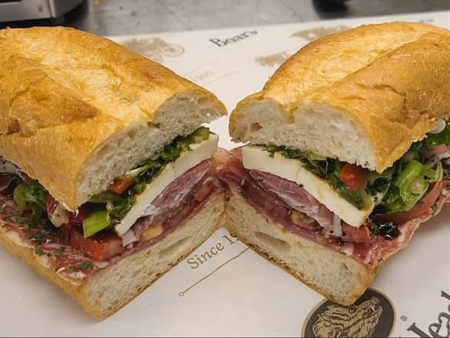 Croatian Rustic Sandwich.