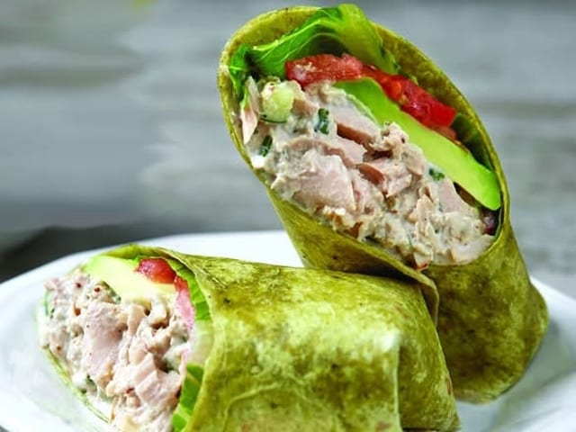 Chicken Caesar Wrap.