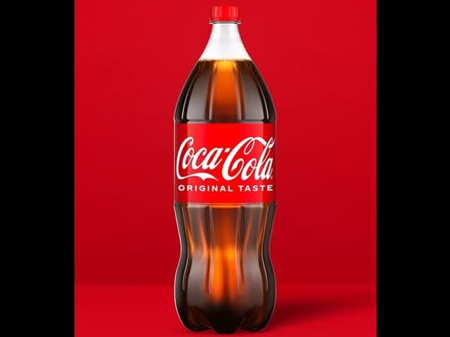 Coke 2 Liter Bottle.