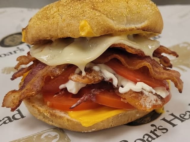 Grilled Cheese on Kaiser Roll.